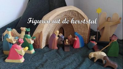 Figuren uit de Kerststal